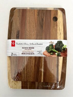 Brand New Acacia Wood Prep Boards (2-Pack)